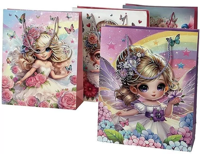 Torebka prezentowa 23x18x10cm MIX - tantis.pl