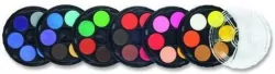 Farby akwarelowe. 48KOL Okrągłe opakowanie