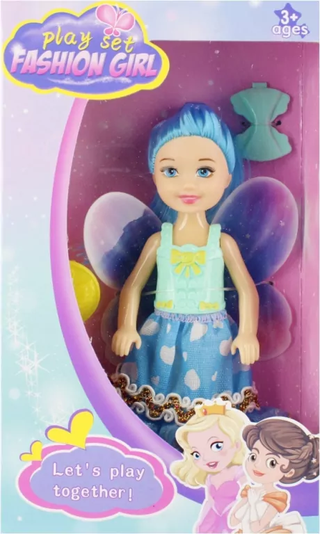 LALKA 15CM AKC WROZKA 11X18X4 MIX3 MC DISP12/144 - tantis.pl