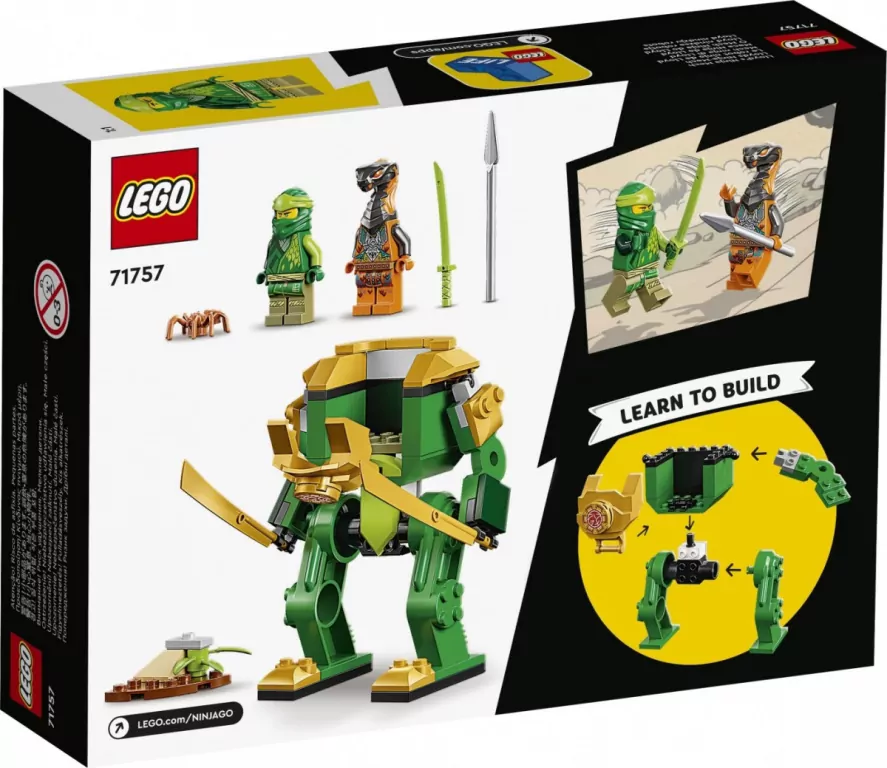 LEGO® NINJAGO®. Mech Ninja Lloyda. 71757 - tantis.pl