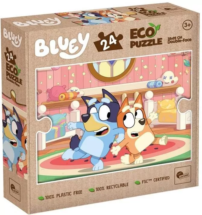 Puzzle 24 Bluey Eko dwustronne - tantis.pl