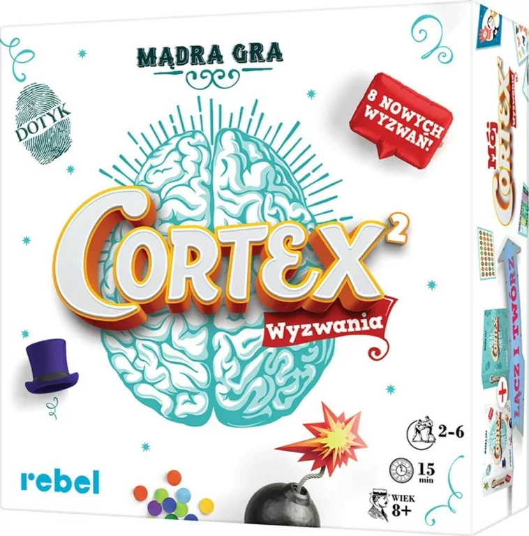 Cortex 2. Wyzwania. 8 nowych wyzwań! Mądra gra - tantis.pl