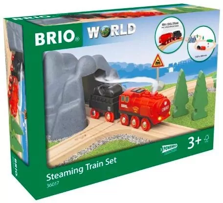 Brio. Zestaw z kolejką na parę na baterie - tantis.pl