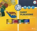Farby plakatowe w tubach. 6 kolorów - tantis.pl