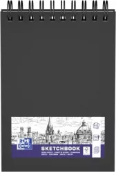 Szkicownik A5 50k Oxford sketchbook spirala czarny, 1 sztuka