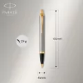 Zestaw im brushed metal gt pióro + długopis parker - tantis.pl