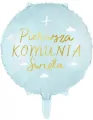 Balon foliowy Komunia Święta 45cm - tantis.pl