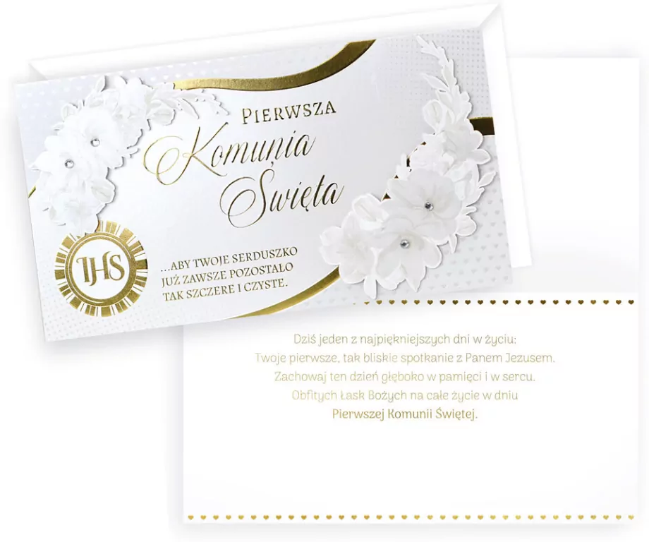 Kukartka. Karnet Komunia - tantis.pl