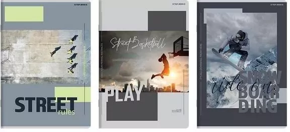 Zeszyt A4/60K kratka Poster  TOP2000 - tantis.pl