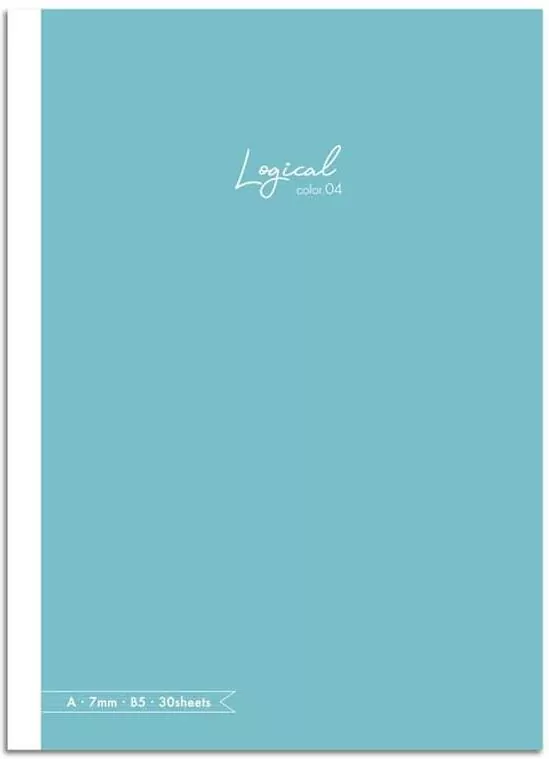 Notatnik z naklejkami B5 linia 7mm zielonkawy - tantis.pl