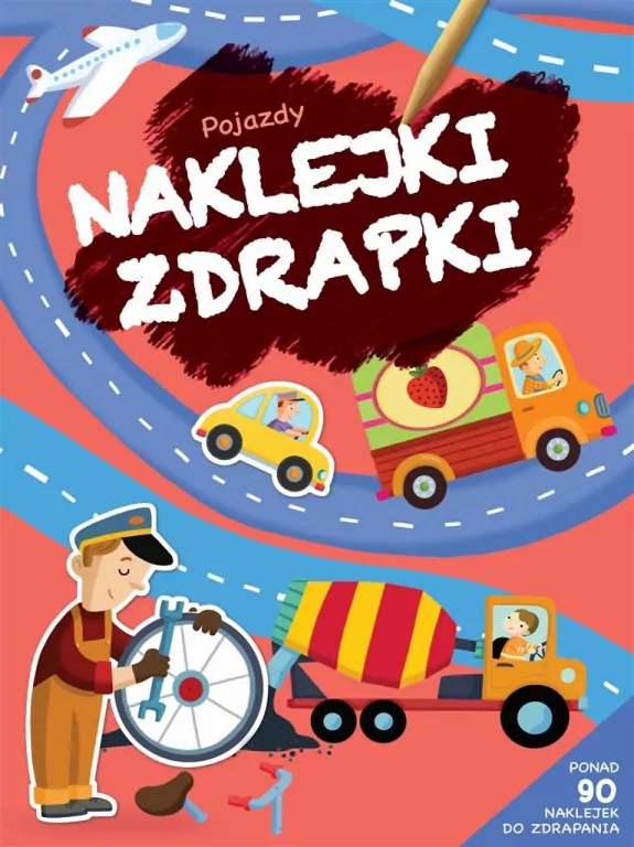 Pojazdy. Naklejki zdrapki - tantis.pl