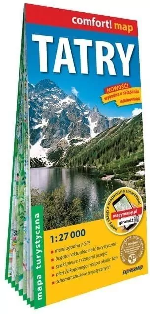 Comfort! map Tatry 1:27 000 w.2025 - tantis.pl