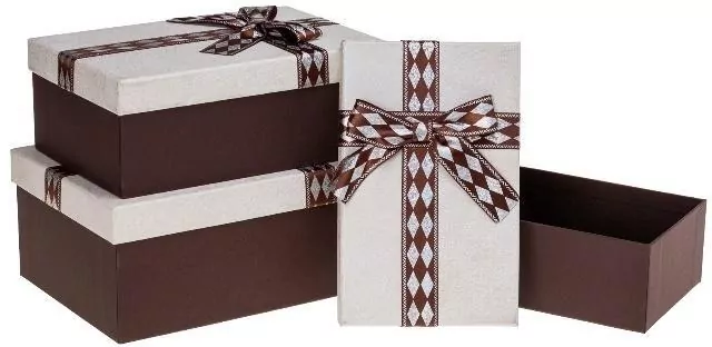 Pudełko prezentowe z kokardą ROZETTE - tantis.pl