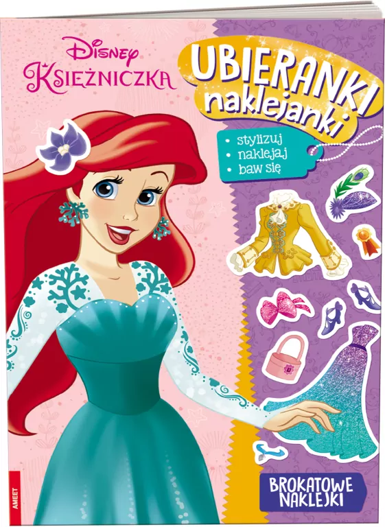 Ubieranki, naklejanki. Disney Księżniczka - tantis.pl