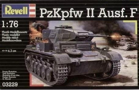 Panzer II Ausf.F Revell. Pojazd 1:76 - tantis.pl