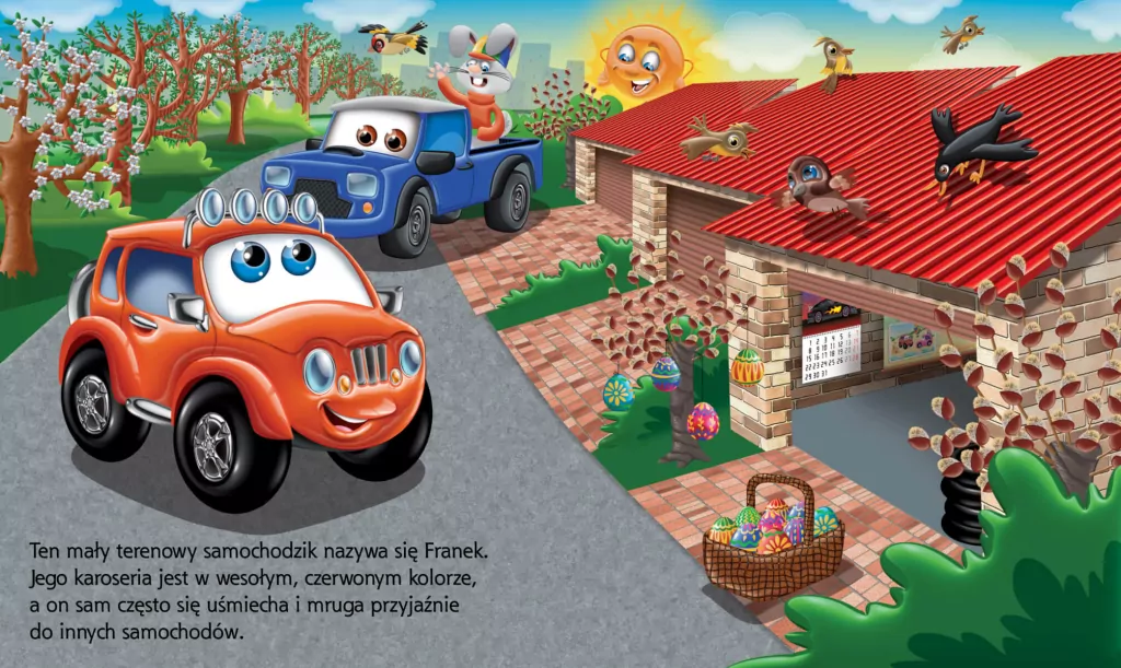 Wielkanocne zabawy. Samochodzik Franek - tantis.pl