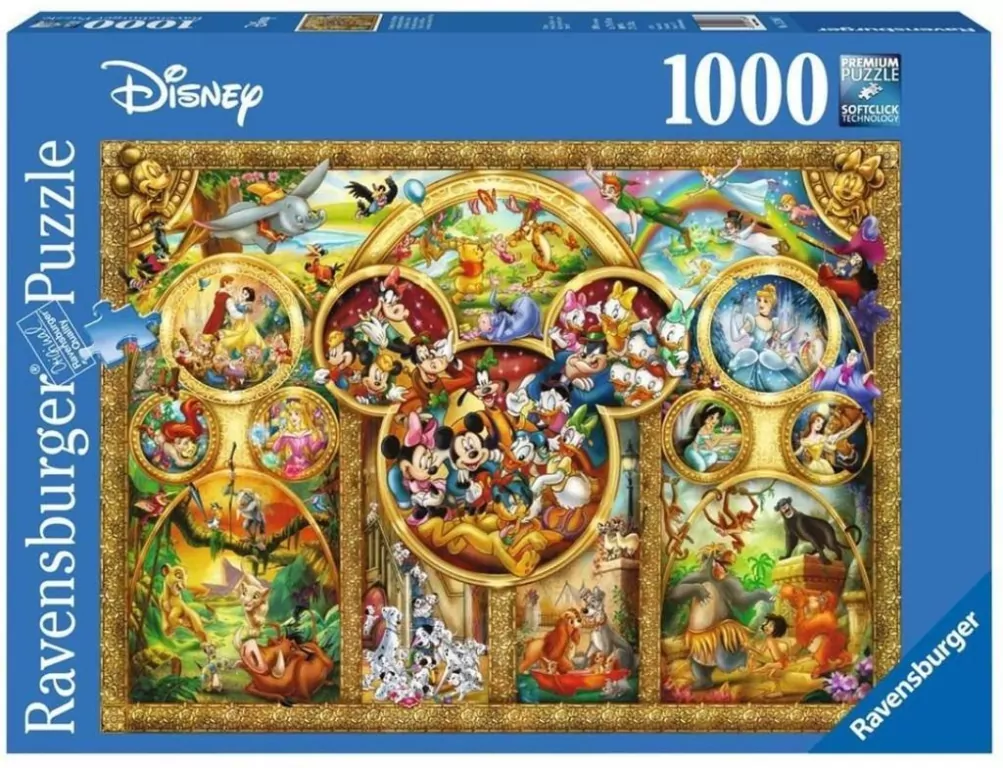 Puzzle 1000 Najpiękniejsze momenty Disneya - tantis.pl