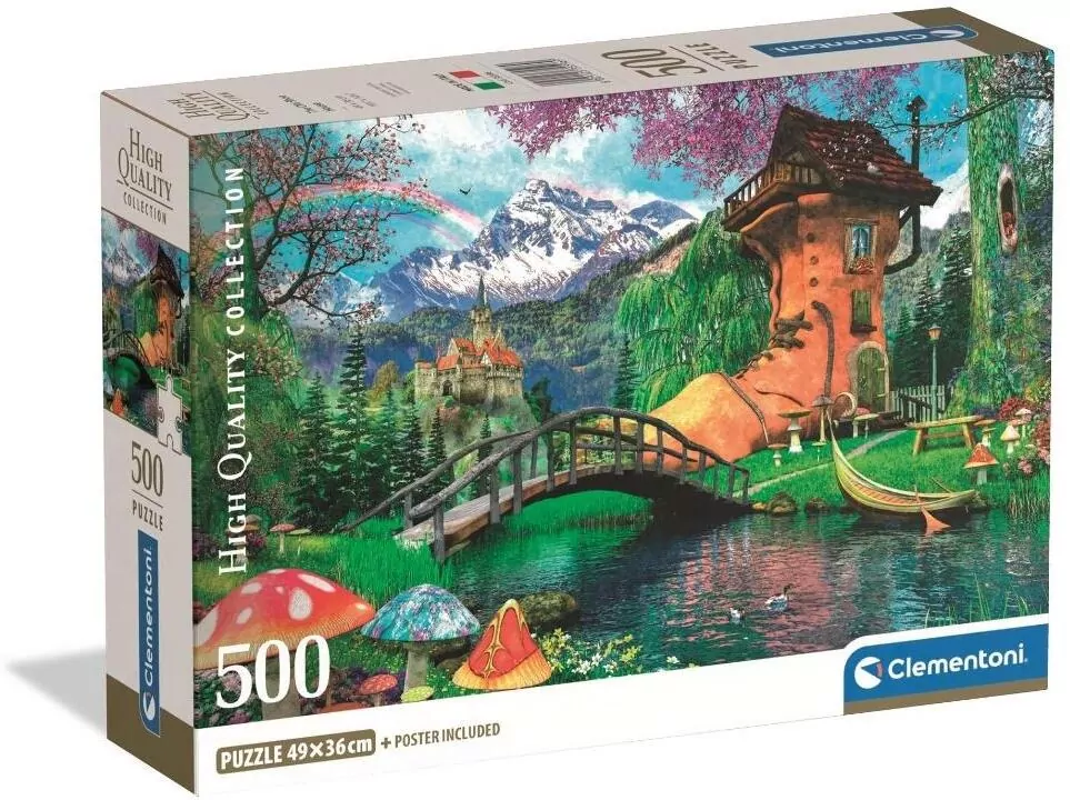 Puzzle 500 Compact The Old Shoe House 35596 - tantis.pl