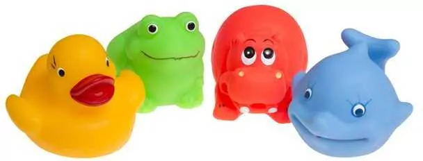 Zwierzątka do kąpieli 4 szt - tantis.pl