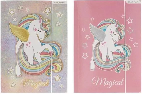 Teczka z gumką A4. Unicorn - tantis.pl