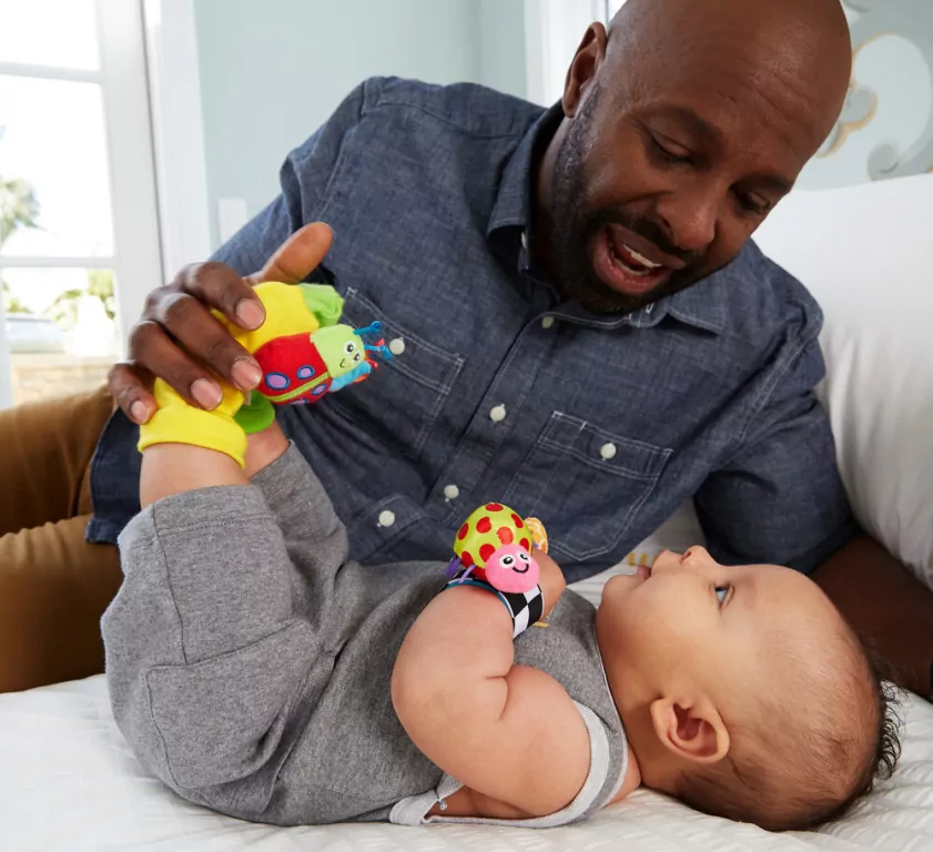 Zestaw grzechotek Robaczki. Lamaze - tantis.pl