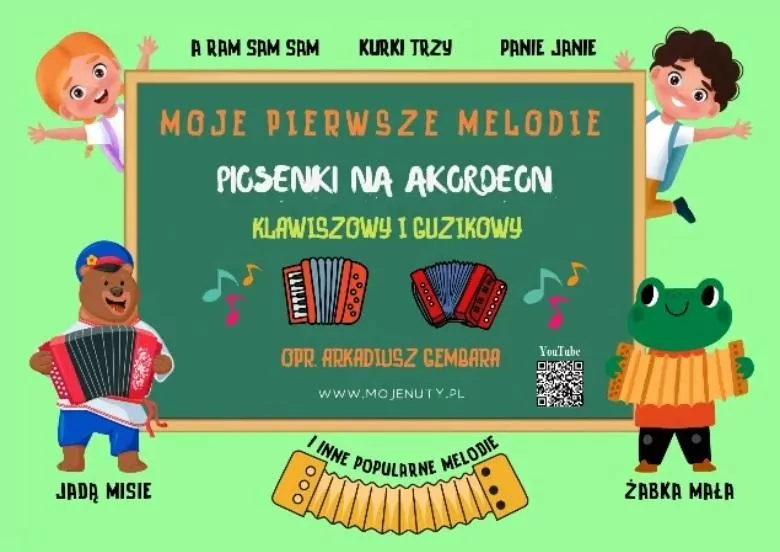 Moje pierwsze melodie. Piosenki na akordeon klawiszowy i guzikowy - tantis.pl