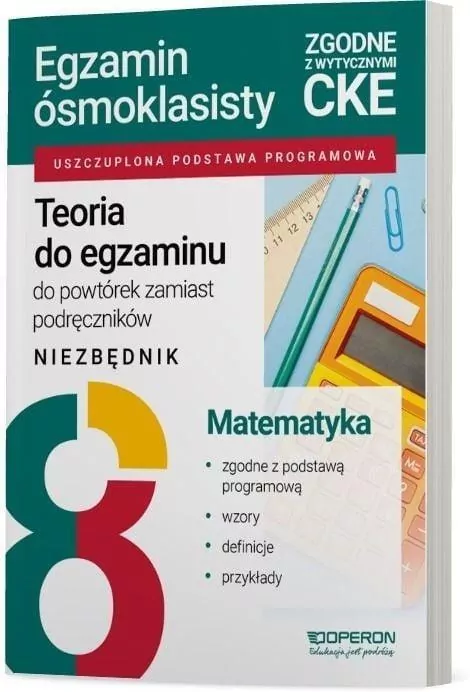 Egzamin ósmoklasisty SP 8 Matematyka Niezbędnik - tantis.pl