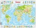 Larsen. Układanka. Mapa Świat fizyczna Maxi - tantis.pl