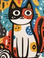 Malowanie po numerach 40x50cm Kot Picasso - tantis.pl