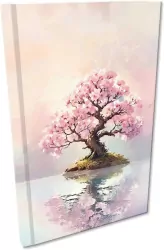 Notes A5 kratka Soft Touch Sakura Pastel