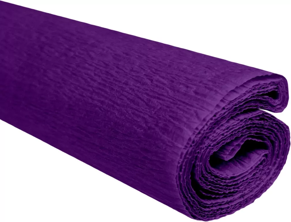 Paczka Bibuła marszczona 50x200 purpurowy 10 rolek - tantis.pl