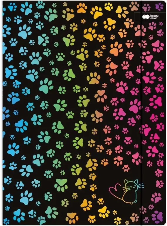 Teczka A4+ z gumką Miaow HAPPY COLOR - tantis.pl