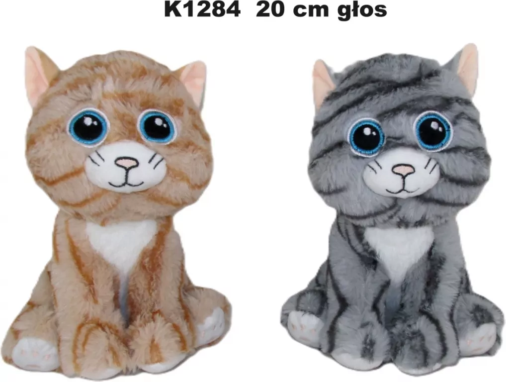 Kot z głosem 20cm MIX - tantis.pl