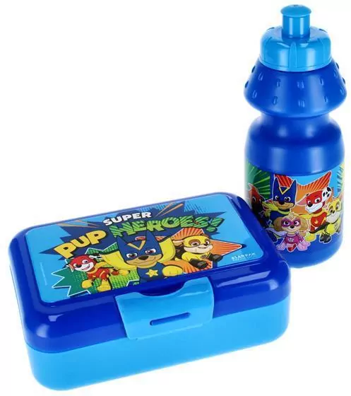 Bidon 350ml + pudełko śniadaniowe. Psi Patrol - tantis.pl