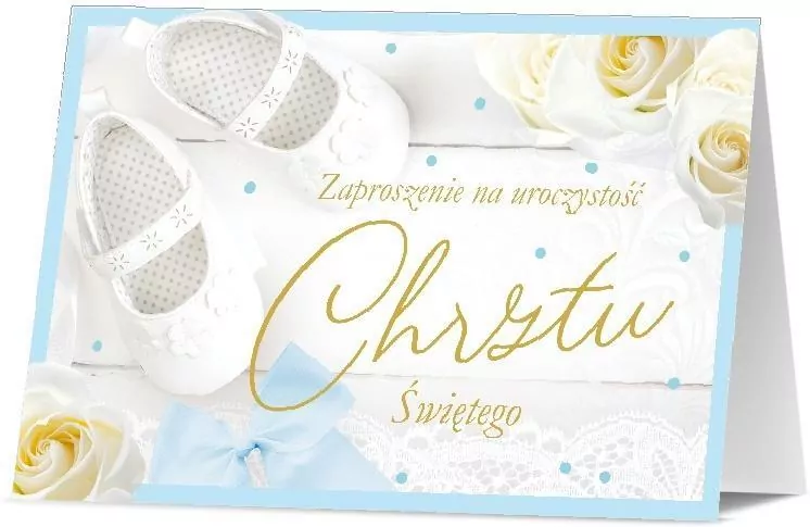 Zaproszenie Chrzest - tantis.pl