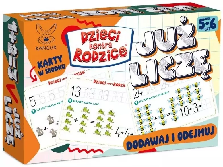 Kangur. Dzieci kontra Rodzice. Już liczę 5-6 - tantis.pl