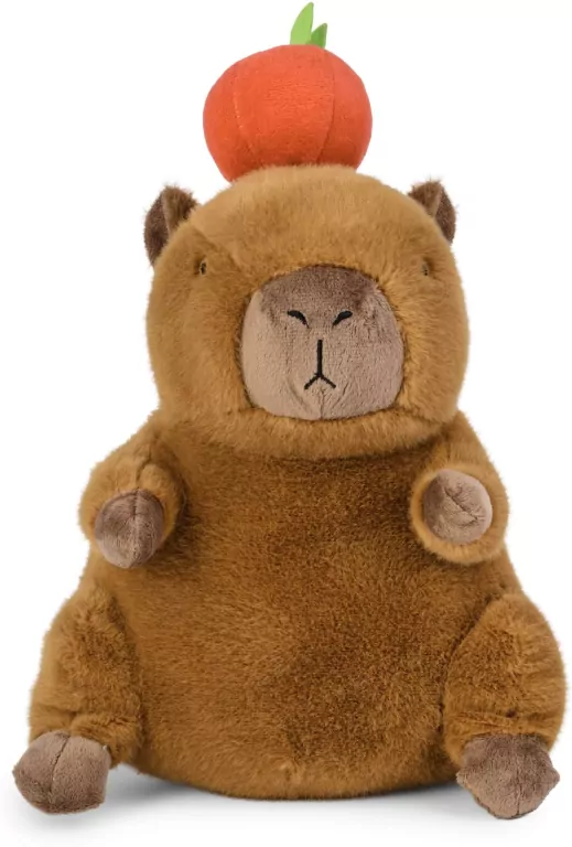 Maskotka Kapibara z jabłkiem 25cm - tantis.pl