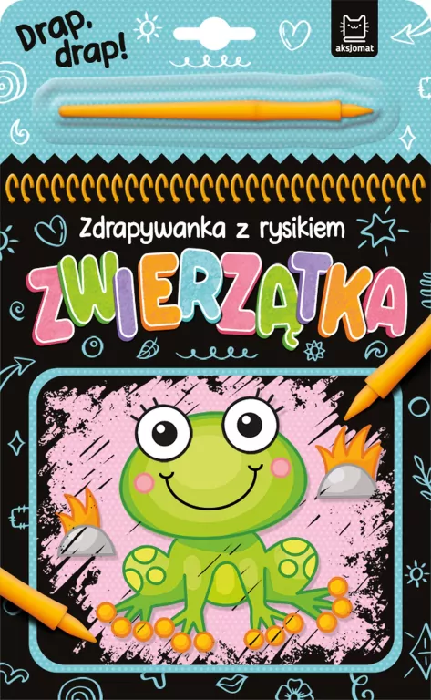 Zwierzątka. Zdrapywanka z rysikiem - tantis.pl