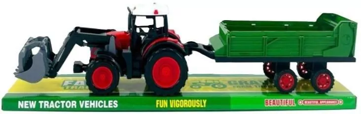 Traktor z rozrzutnikiem i turem - tantis.pl