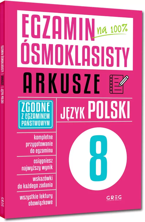 Egzamin ósmoklasisty. Na 100%. Arkusze. Język polski - tantis.pl