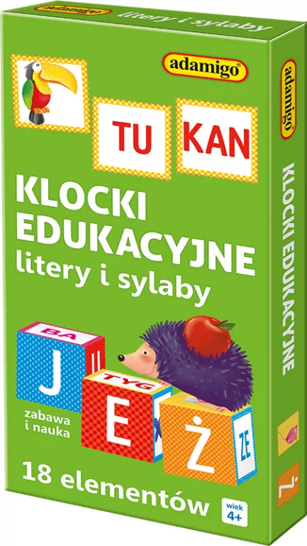 Klocki edukacyjne. 18 elementowe - tantis.pl