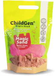 Piasek kinetyczny naturalny różowy 907g