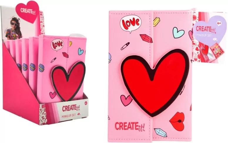 CREATE IT! zestaw do makijażu serce 884526 /6 - tantis.pl