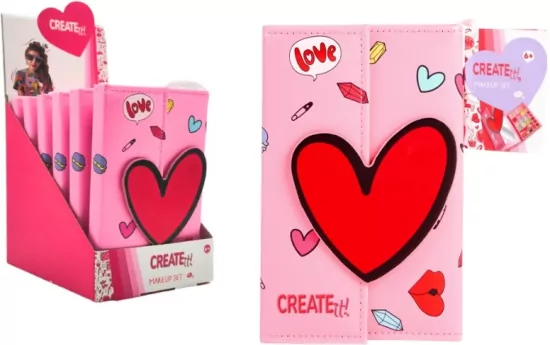 CREATE IT! zestaw do makijażu serce 884526 /6
