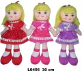 LALKA SZMACIANA 30CM CZER SUKIENKA SA FOL - tantis.pl