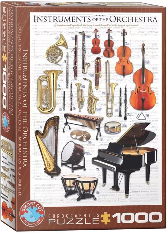 Puzzle 1000. Instruments of the Orchestra - tantis.pl