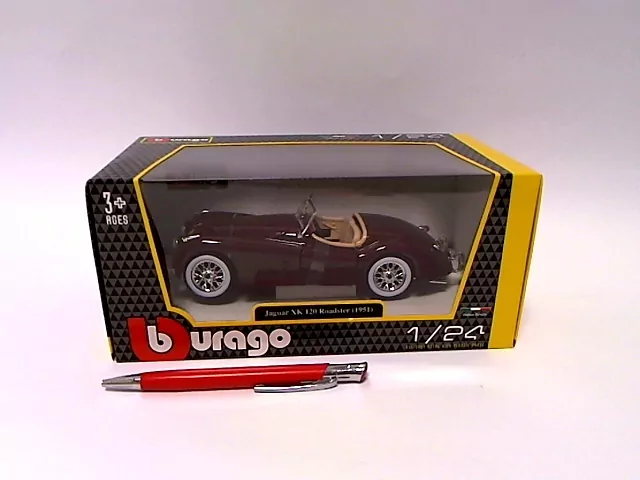 Jaguar XK 120 Roadster 1:24 BBURAGO - tantis.pl