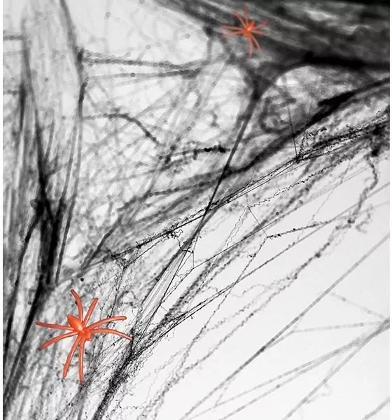 Pajęczyna Halloween czarny 60g - tantis.pl