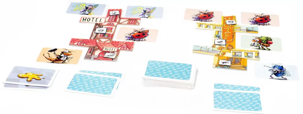 Hotel pod pajęczą siecią. Gra karciana o zakwaterowaniu owadów w hotelu. MUDUKO - tantis.pl