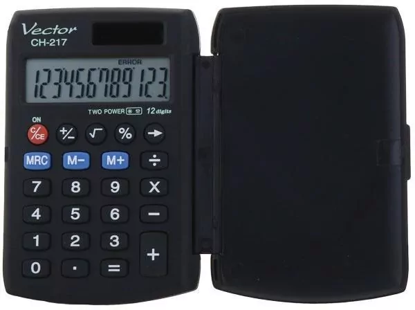 Kalkulator Vector KAV CH-217 BLK - tantis.pl